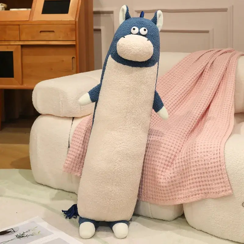 Hippopotame Peluche Géante - Bleu