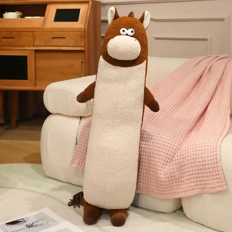 Hippopotame Peluche Géante - Brun