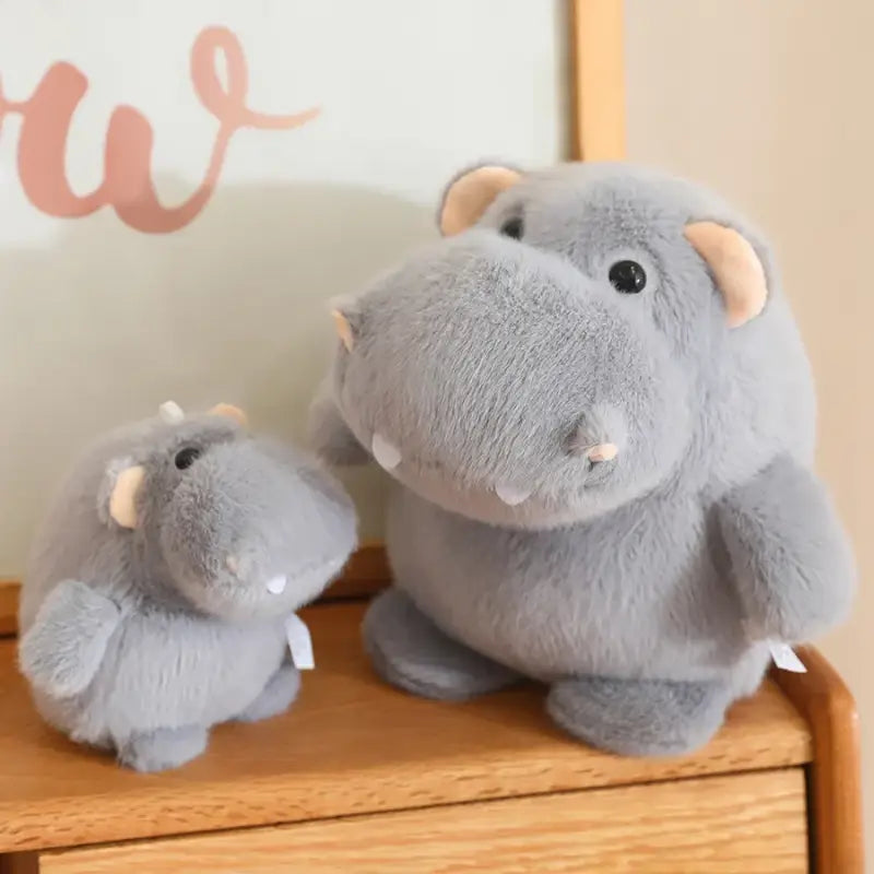peluche hippopotame bebe