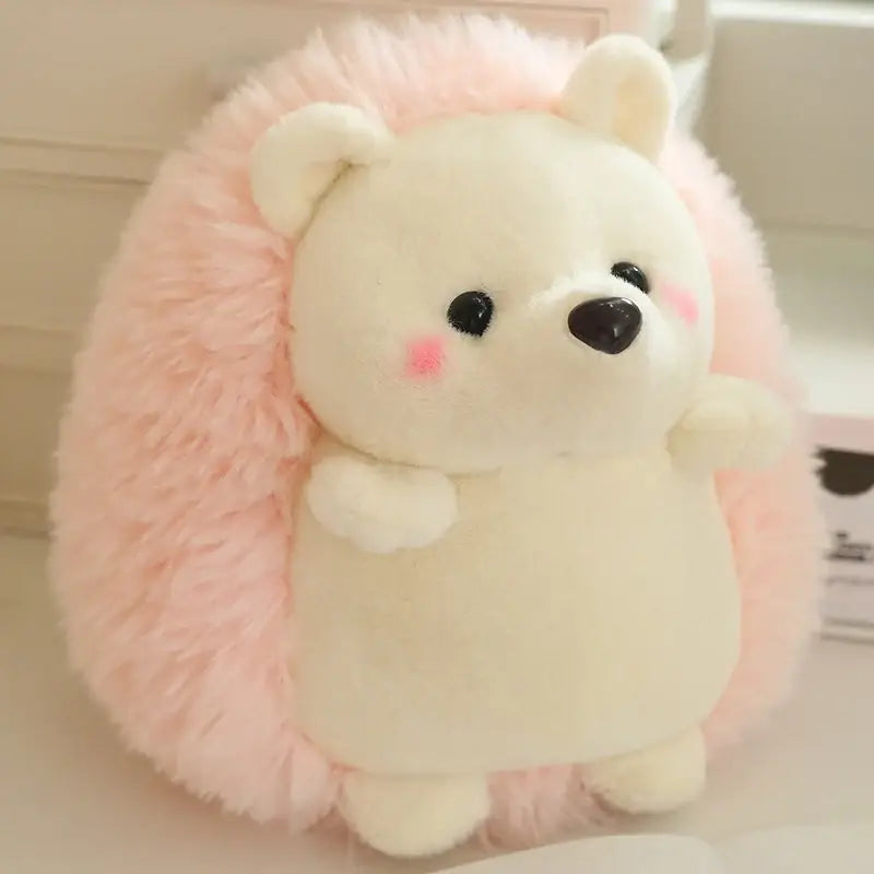 peluche hérisson boule - Rose / 15cm