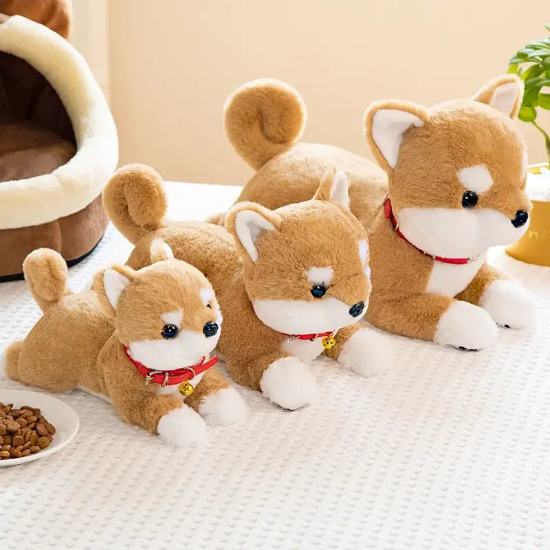 peluche chien shiba