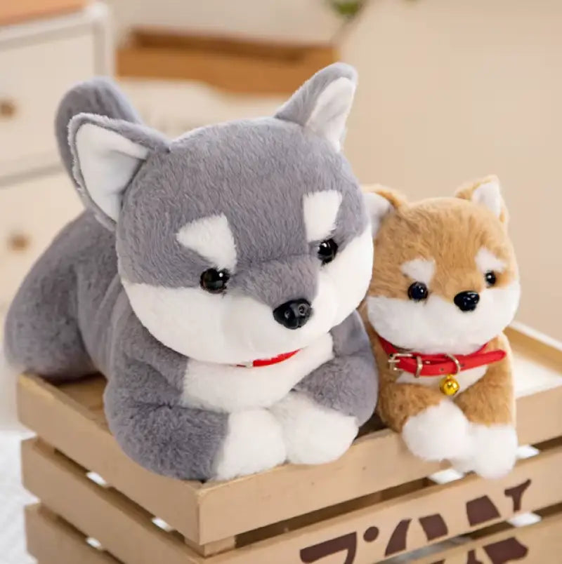 peluche chien shiba