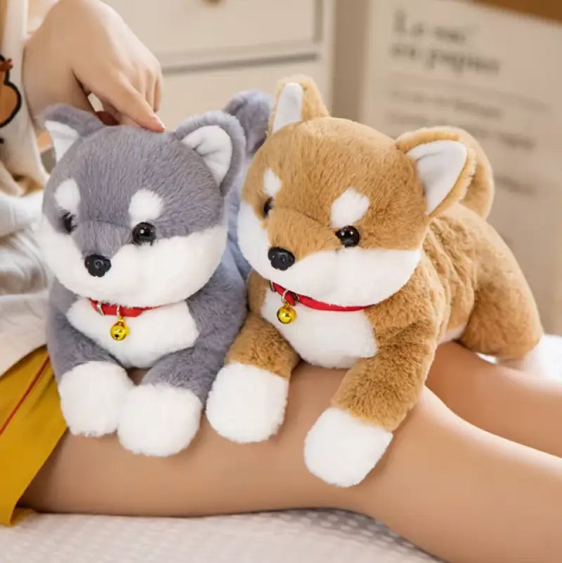peluche chien shiba