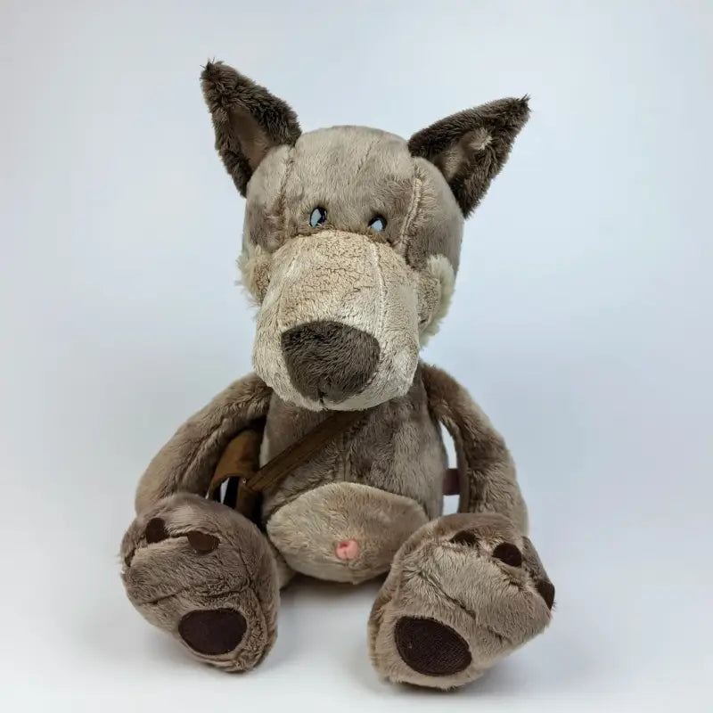 Jean Marie le Petit Loup - Marron / 35cm - Doudou Loup Bébé