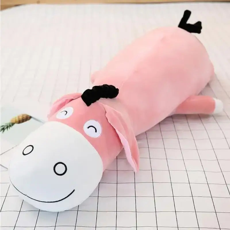 ane peluche geante - Rose / 70cm