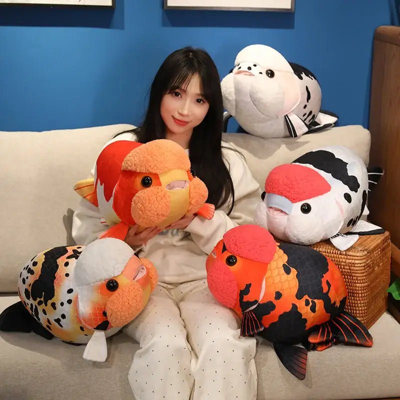 poisson en peluche