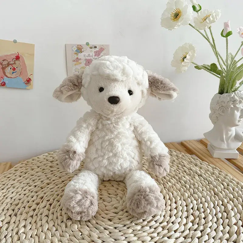 petite peluche mouton - Visage Blanc