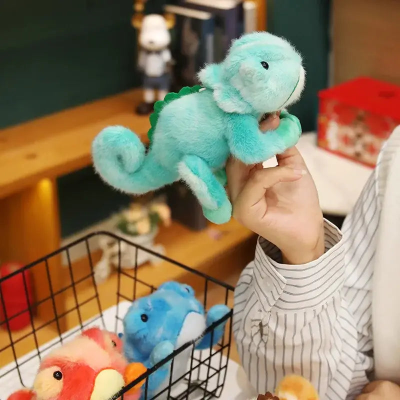 caméléon peluche