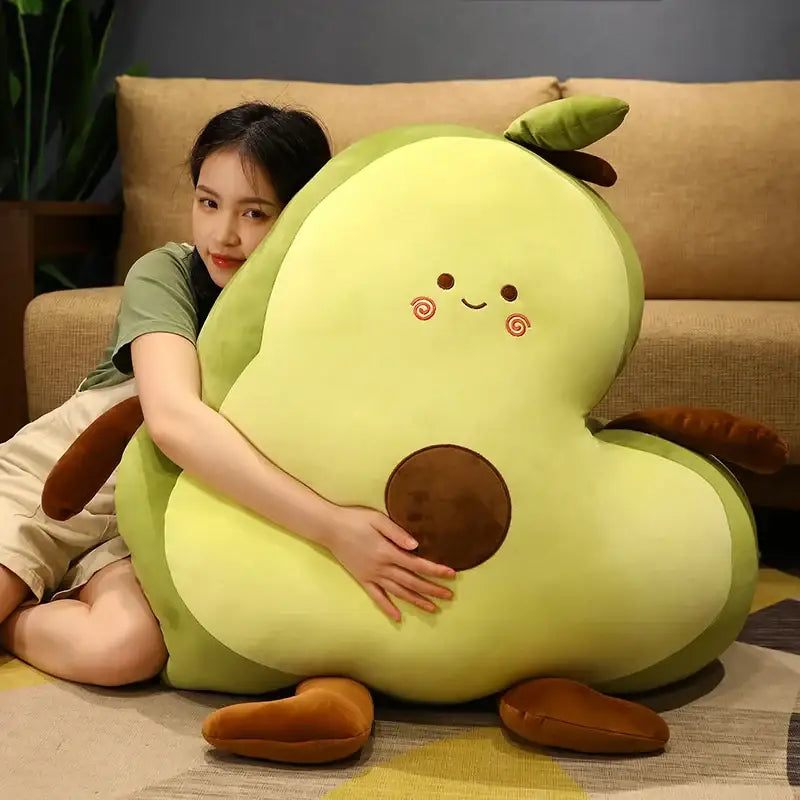 peluche avocat géante