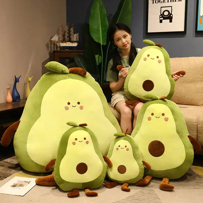 peluche avocat géante