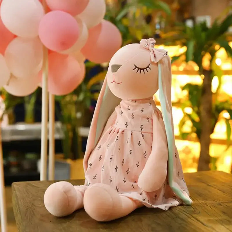 peluche petit lapin - Rose