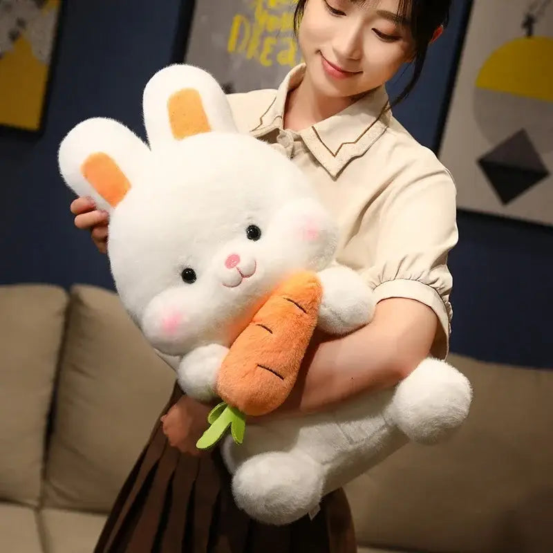 peluche lapin avec carotte