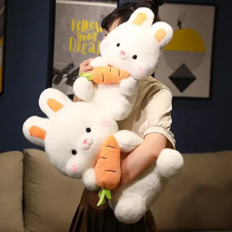 peluche lapin avec carotte