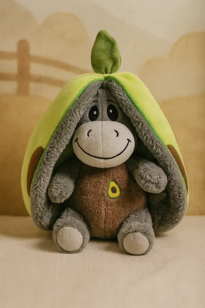 peluche ane qui respire - Vert