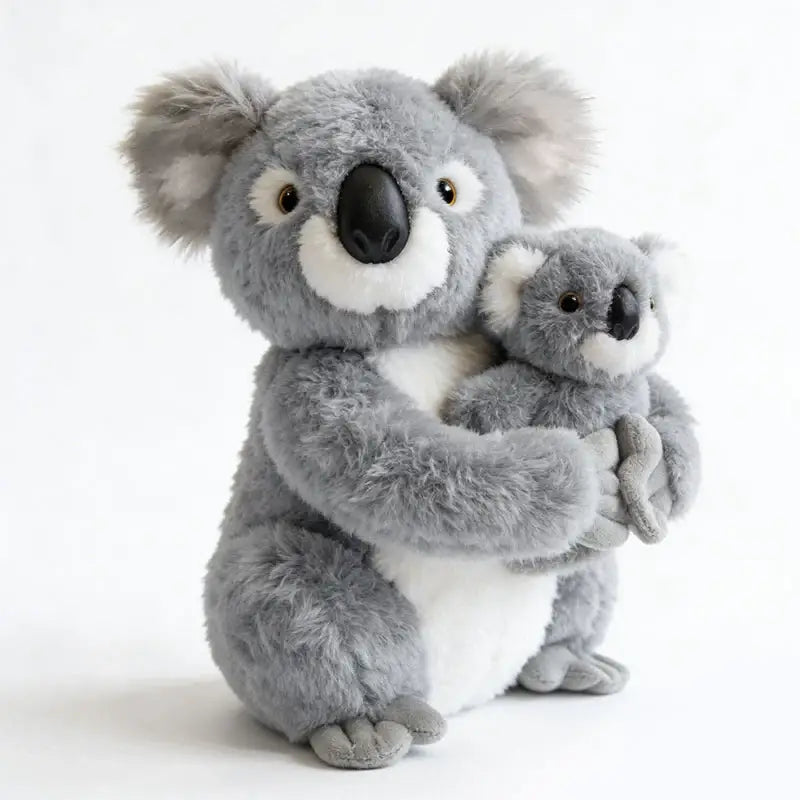 koala de peluche - Enfant dans les Bras