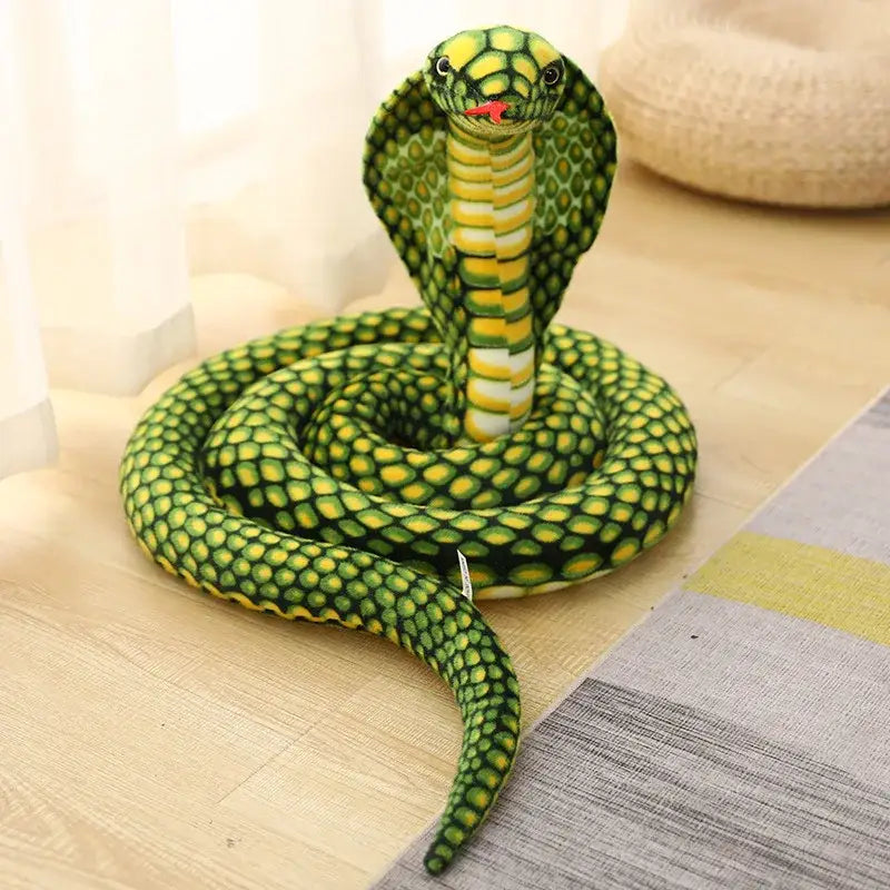 peluche serpent cobra - Vert / 70cm