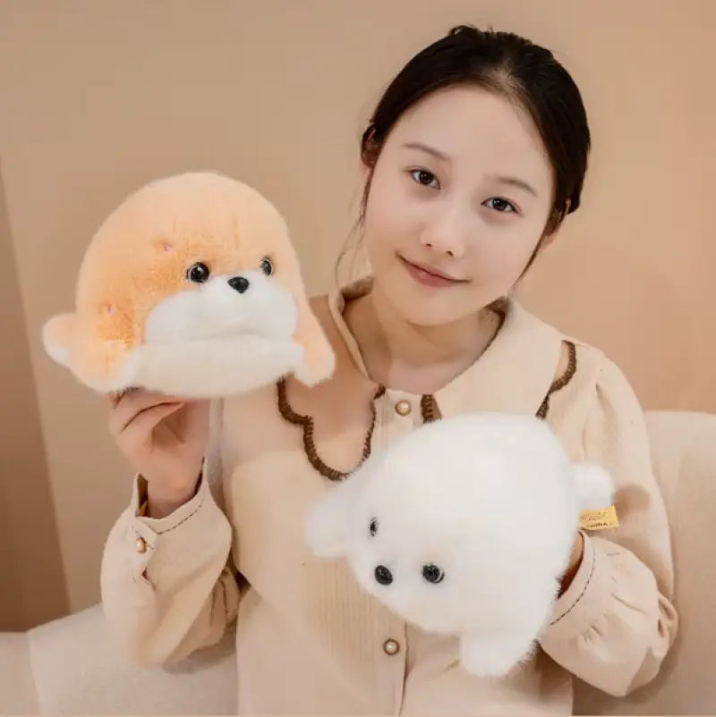 phoque en peluche