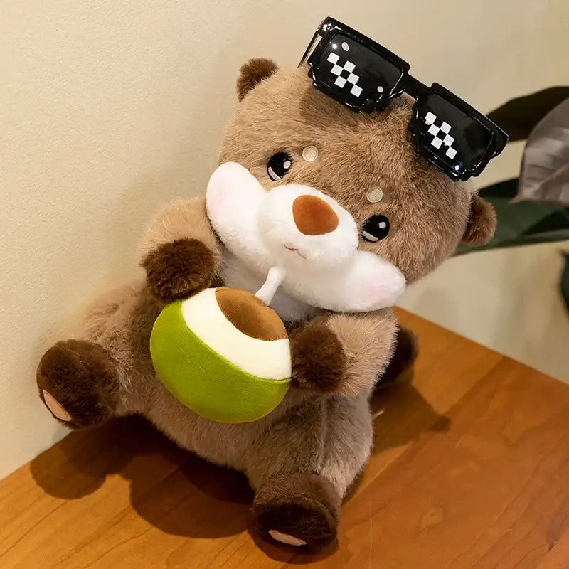 peluches loutre - 27cm