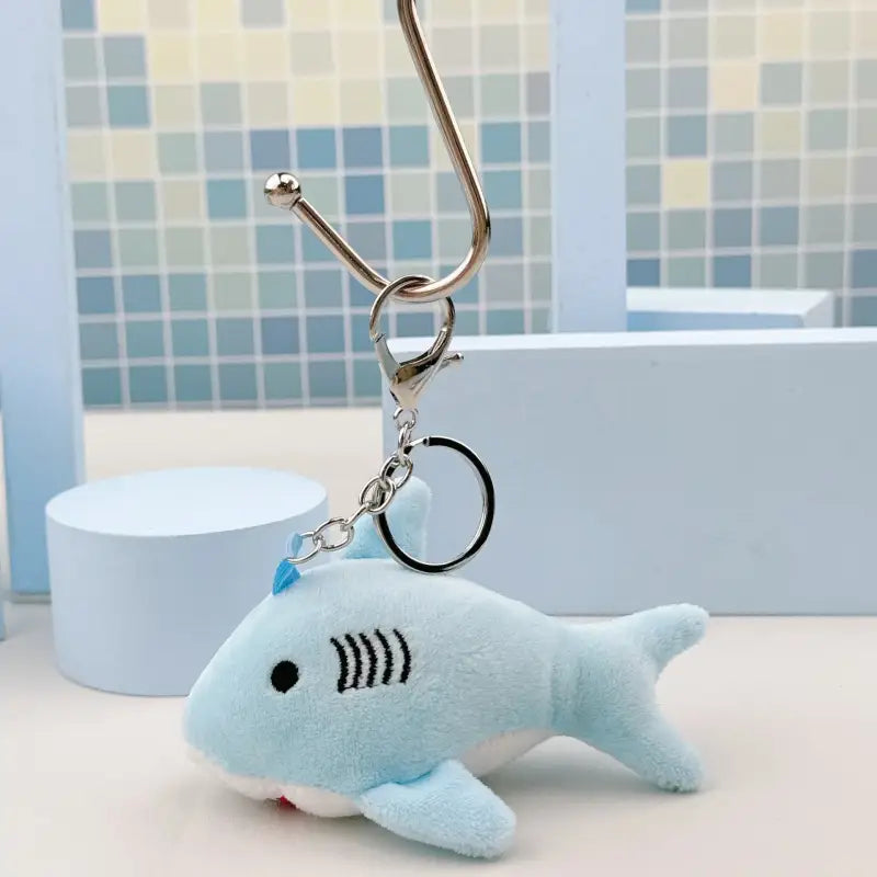 porte clé requin - Bleu