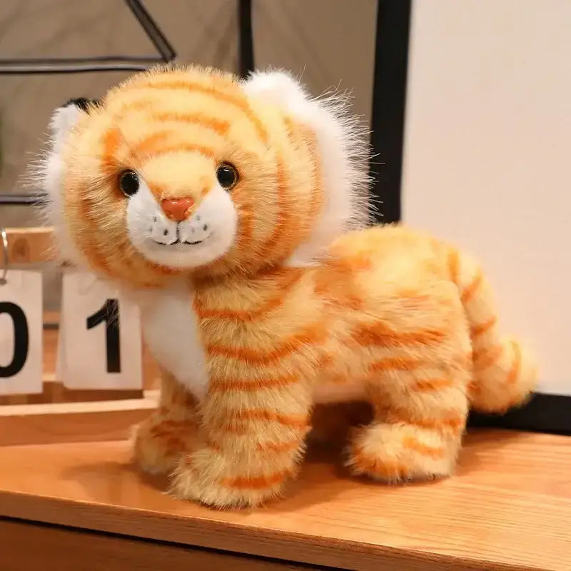 chat peluche tigre