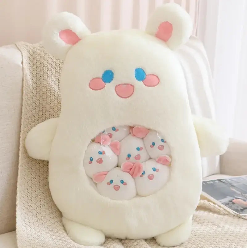 gros lapin peluche