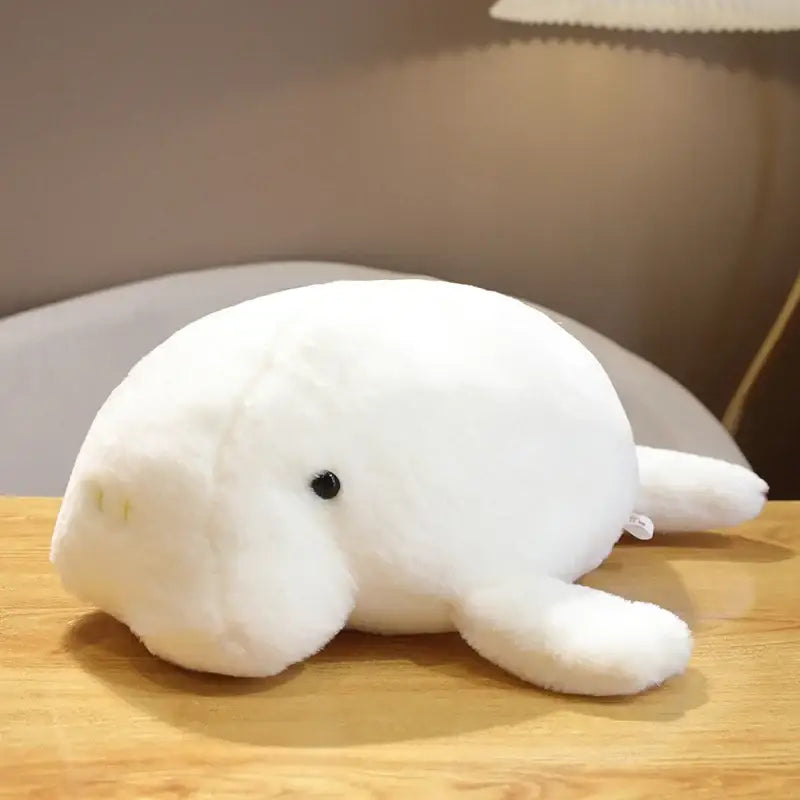 lamantin peluche - Blanc / 40cm