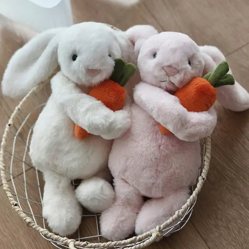 lapin carotte peluche