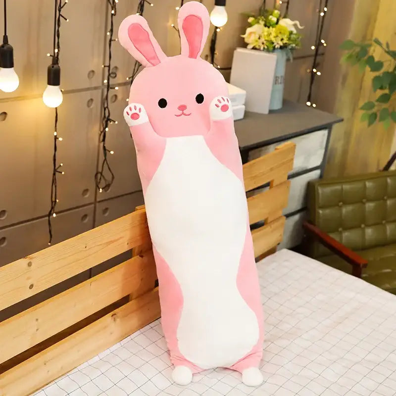 lapin geant en peluche - 70cm