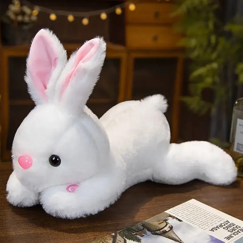 lapin lumineux peluche - Blanc