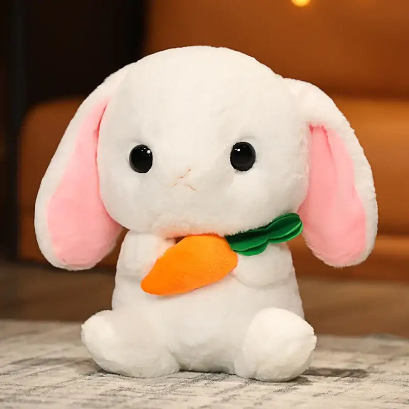 lapin peluche bebe - Blanc / 22cm