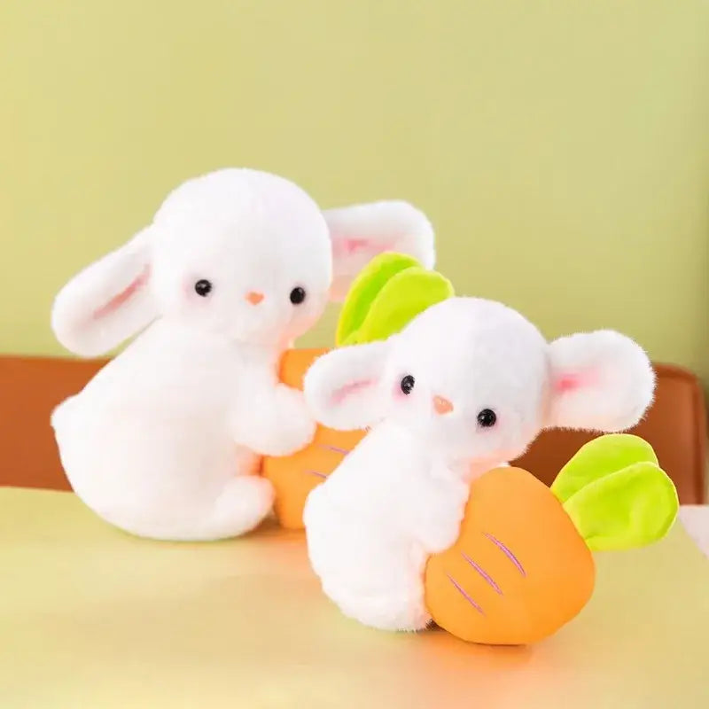 lapin peluche carotte
