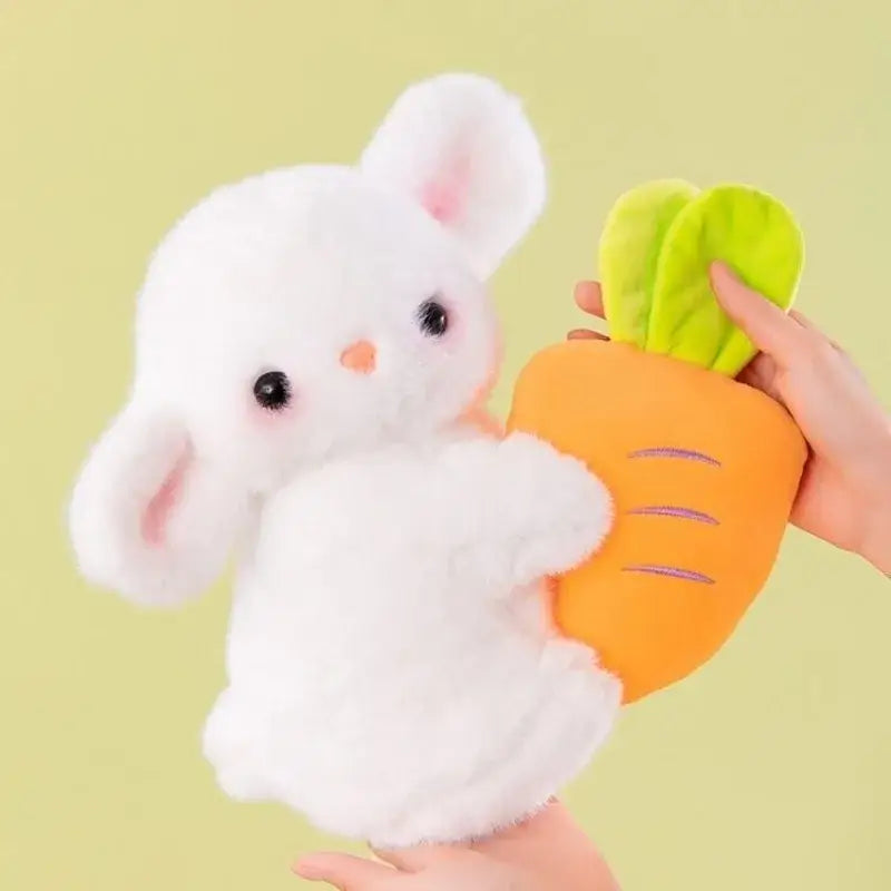 lapin peluche carotte