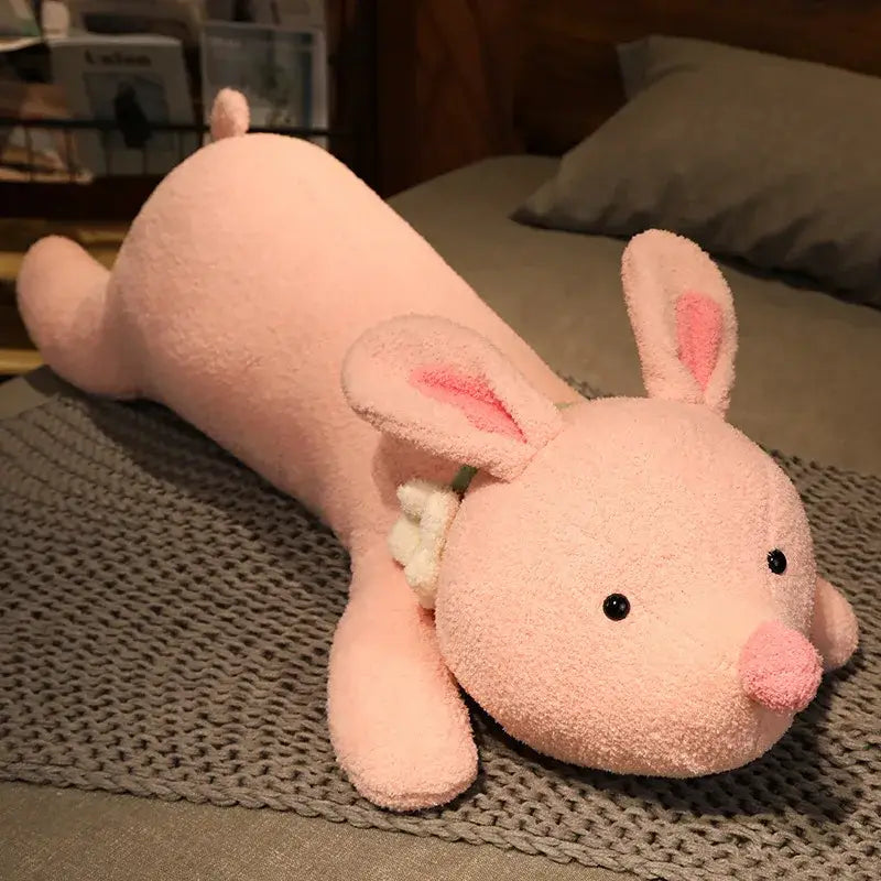 lapin peluche geant - rabbit / 100cm