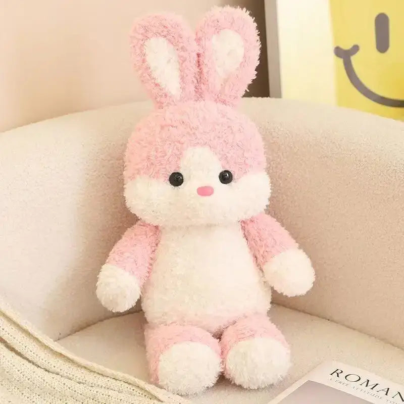 lapin rose peluche - Sans Robe