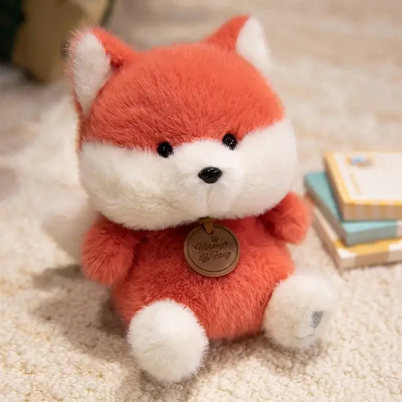peluche petit renard - Renard Assis