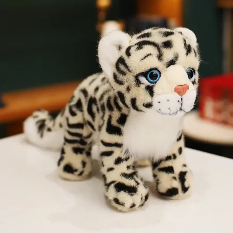 leopard en peluche - 38cmx20cm