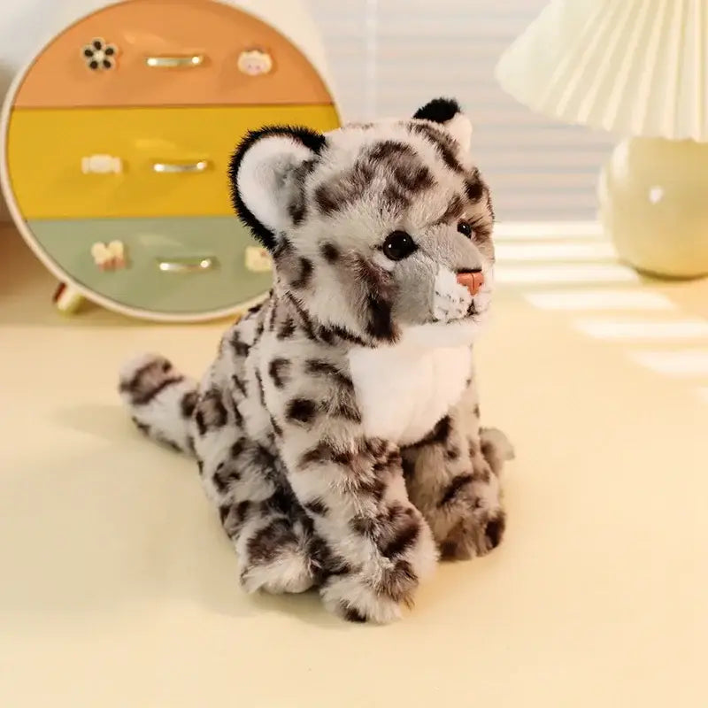 leopard peluche - Gris