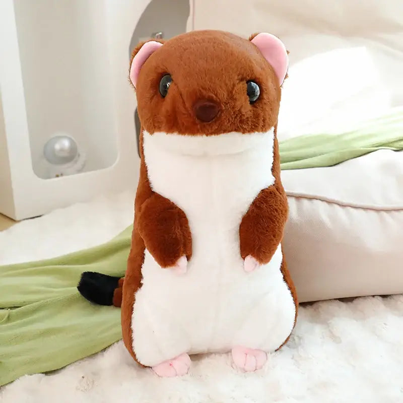belette peluche - Brun