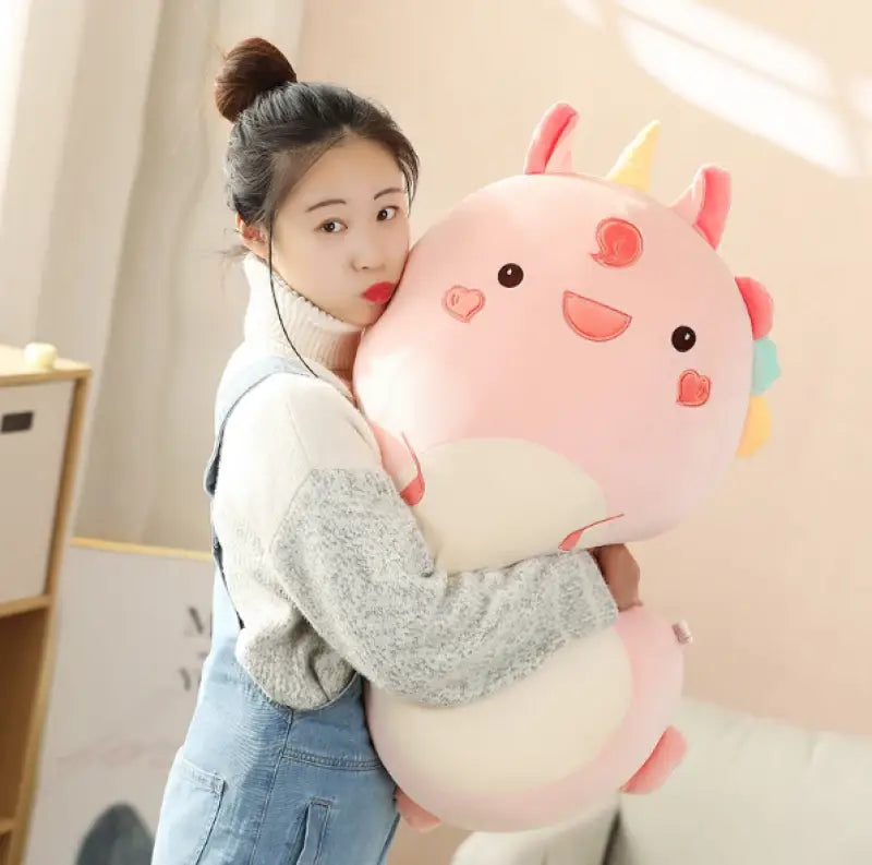 coussin peluche licorne - 45cm
