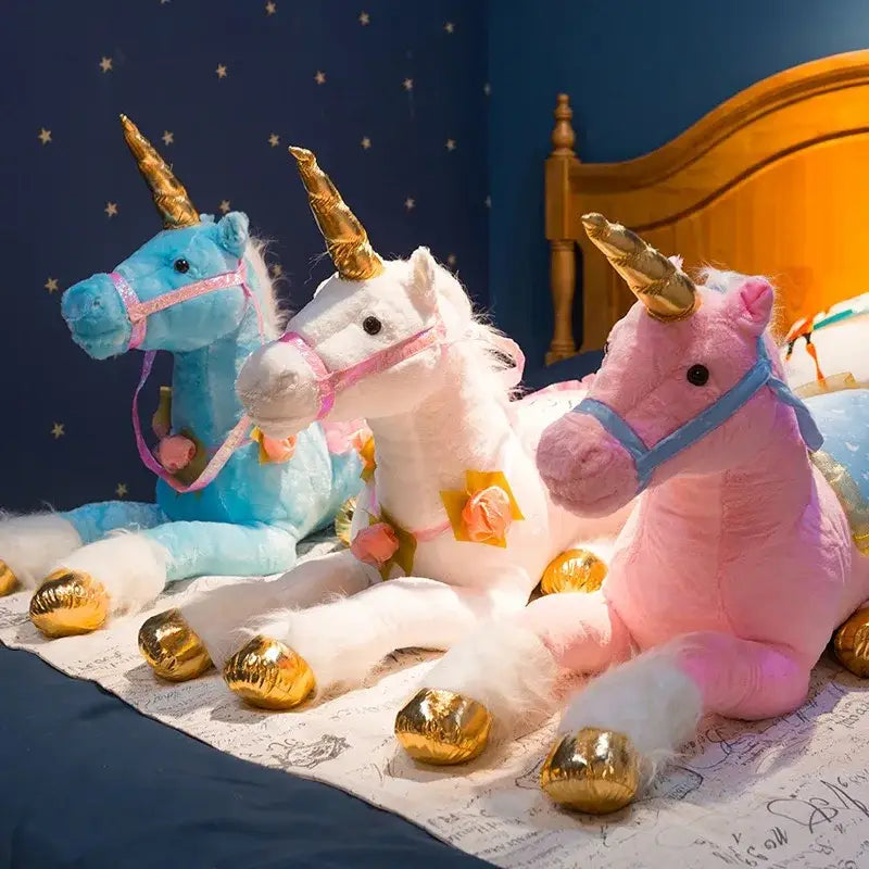 licorne géante peluche