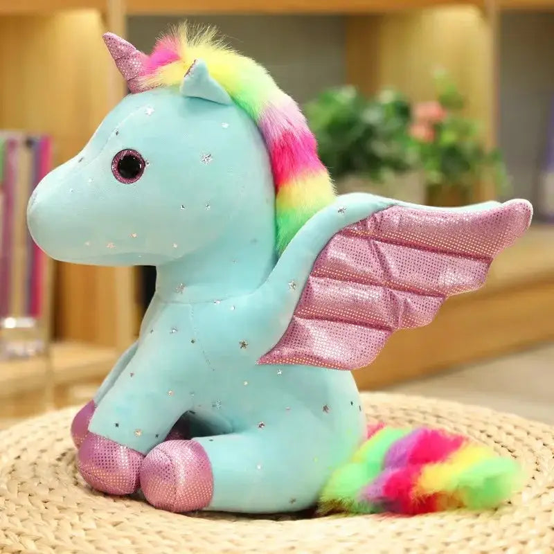 licorne porte clé - Bleu