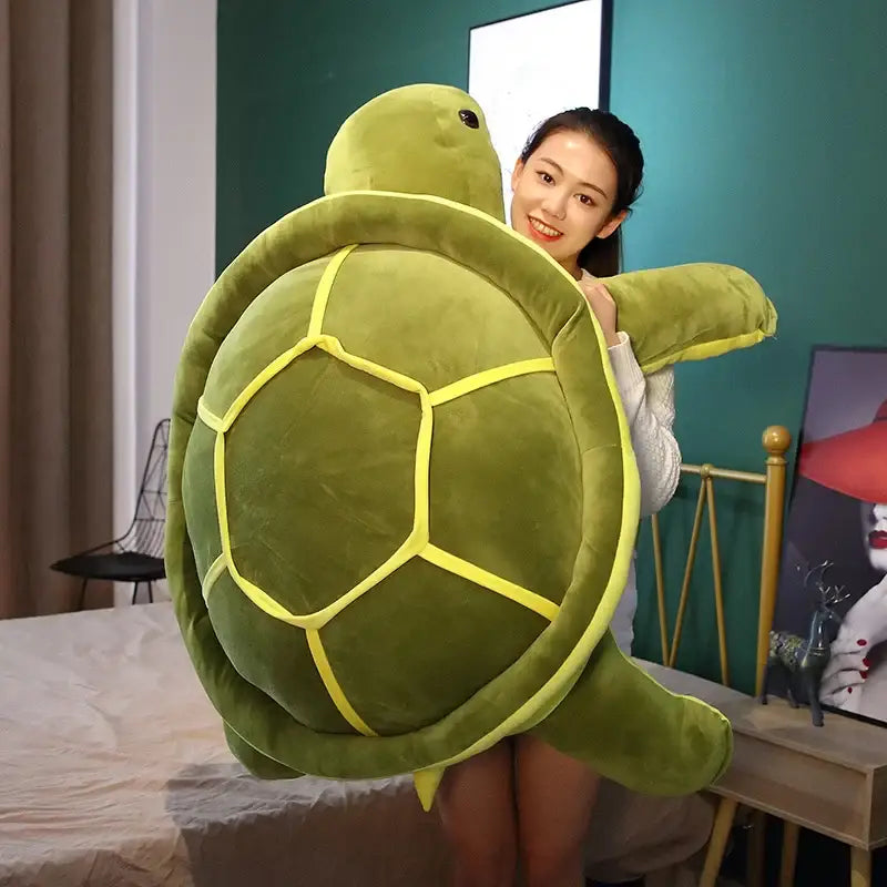 Lili la Tortue - 35 cm Peluche Verte