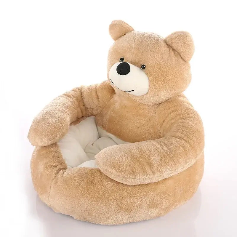 Lit Ours en Peluche - Marron Clair / 46 cm - Lit Ours en Peluche