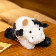 peluche vache noir et blanche - 23cm
