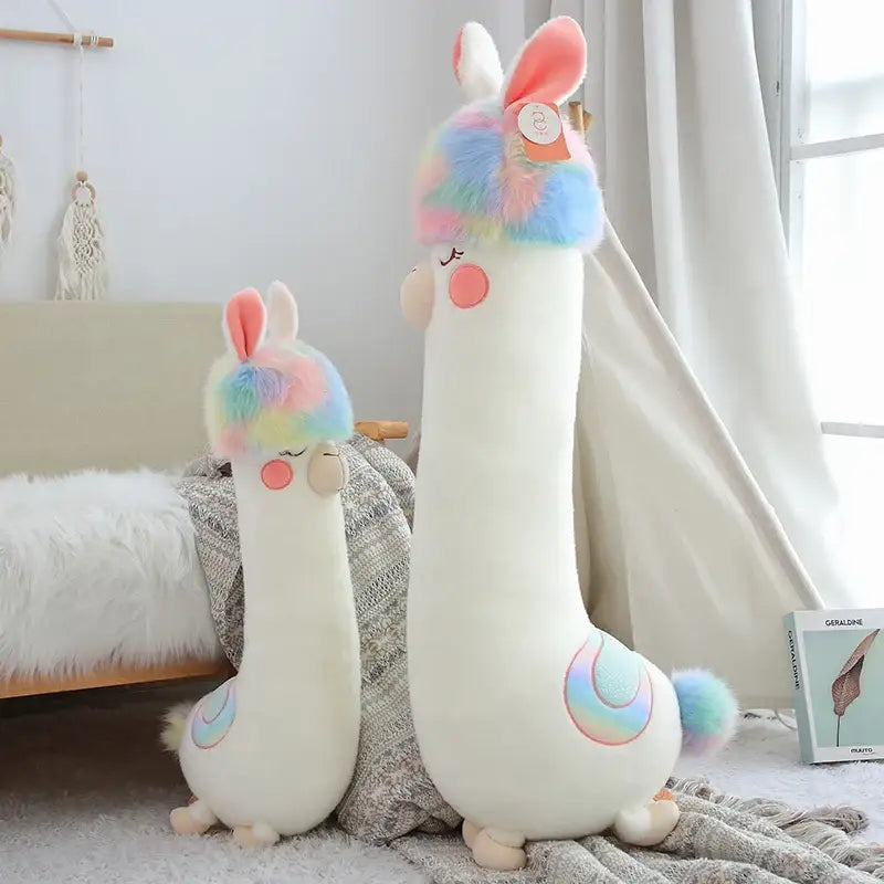 peluche alpaga xxl - Blanc / 70cm