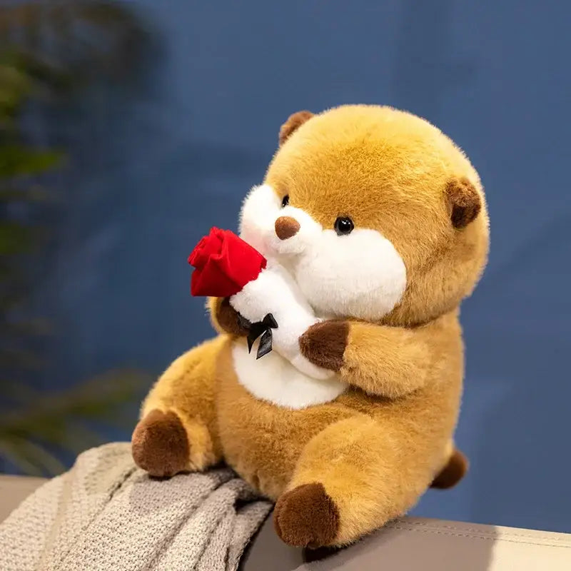 peluche loutre bébé