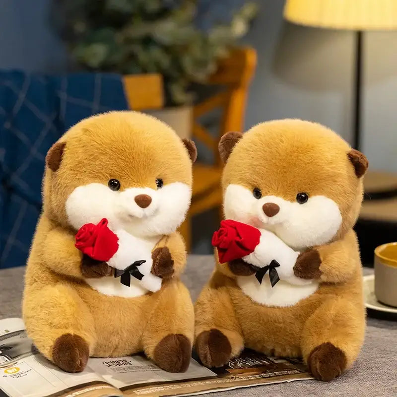 peluche loutre bébé