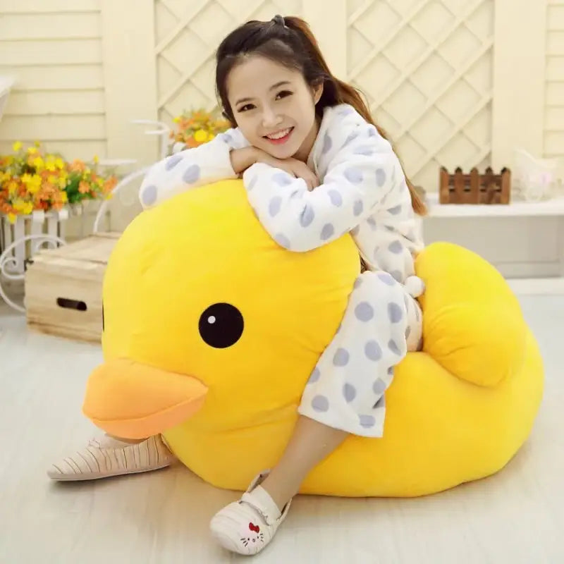 grosse peluche canard