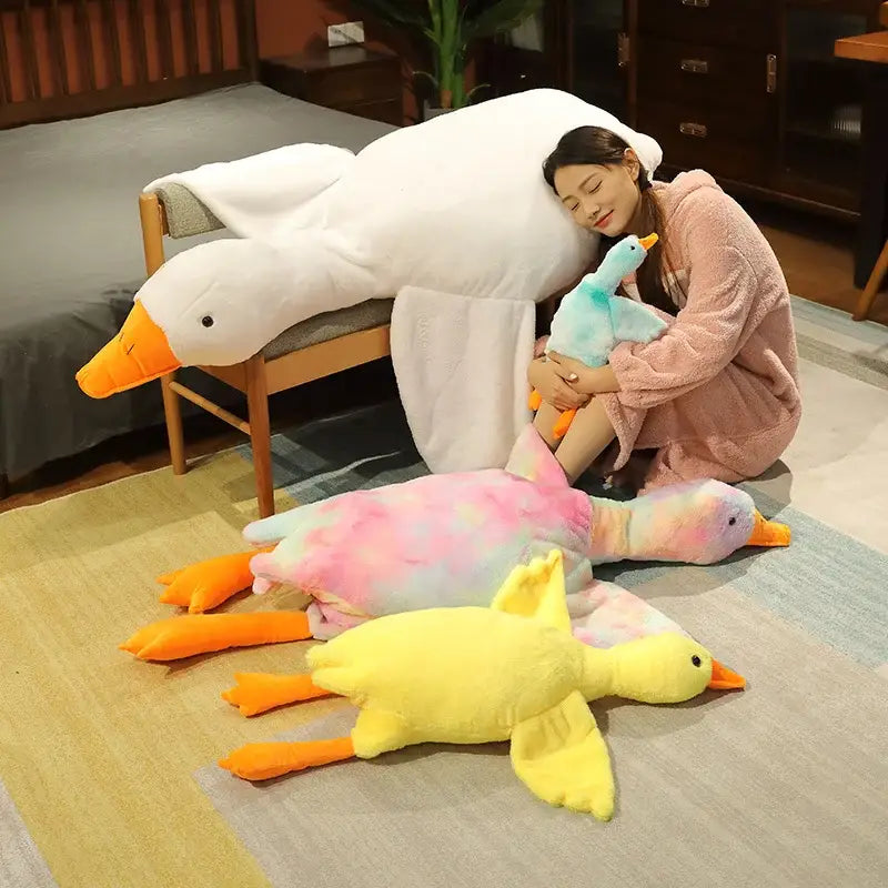 peluche oie geante