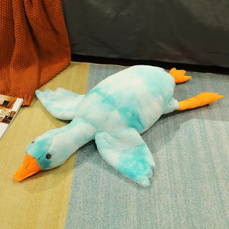 peluche oie geante - Bleu / 50cm